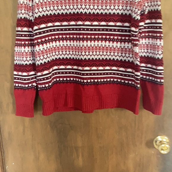 Relist 2/21 ❌ Croft & barrow classic crewneck fair isle sweater LP - Picture 15 of 16